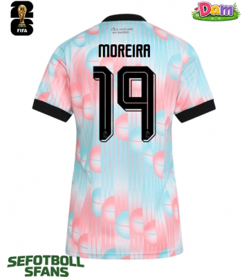 Belgien Diego Moreira #19 Bortatröja Kvinnor VM 2026 Kortärmad
